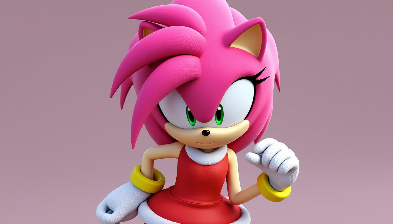 découvrez kristen bell dans le rôle d'amy rose, brandissant son célèbre marteau, dans le film sonic 4 prévu pour 2027, inspiré de la franchise game and watch.