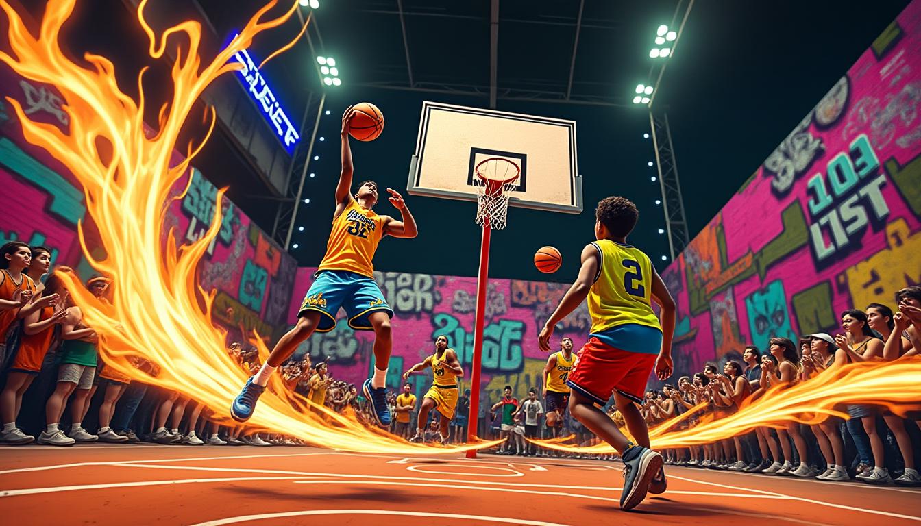 découvrez nba the run, le retour explosif du basket de rue inspiré de nba street, prévu pour juin. préparez-vous à des matchs intenses et un gameplay dynamique qui raviront tous les fans de basketball urbain.