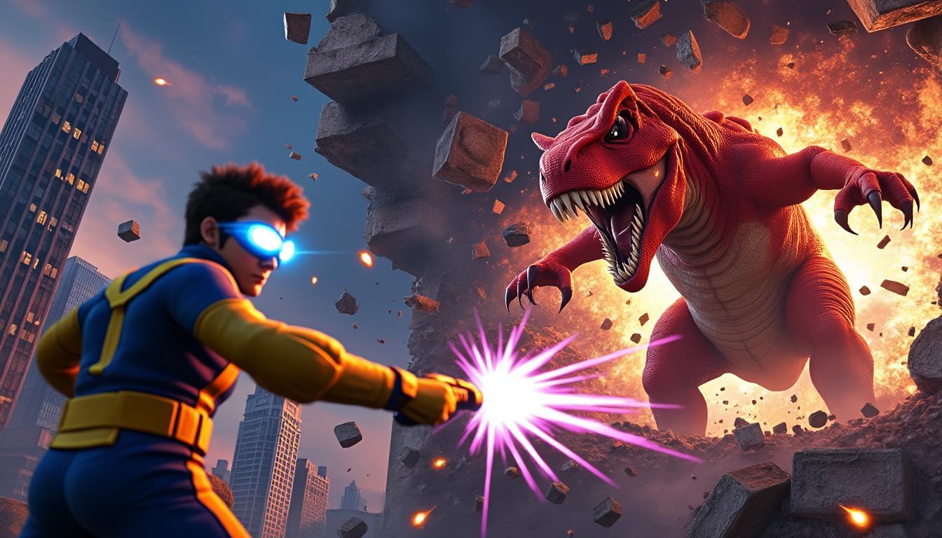 Marvel Rivals : L’arrivée explosive de Devil Dinosaur et Cyclops dans la saison 8